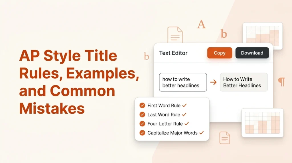 AP Style Title Case